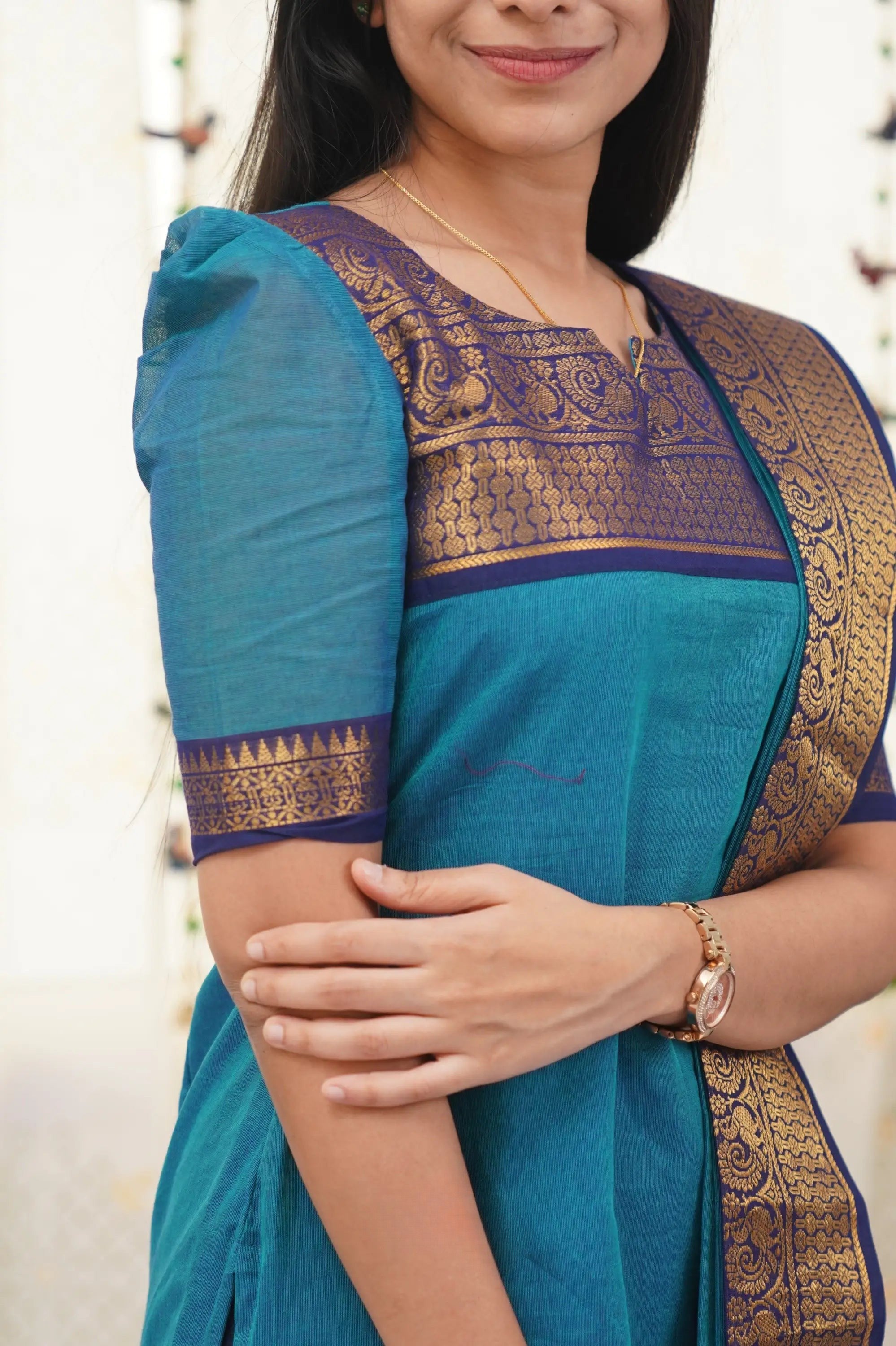Women's Chanderi  Cotton Kurta Dupatta Set