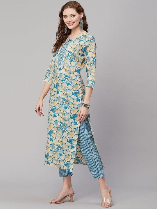 Stylish kurti with Pant set for style and comfort!