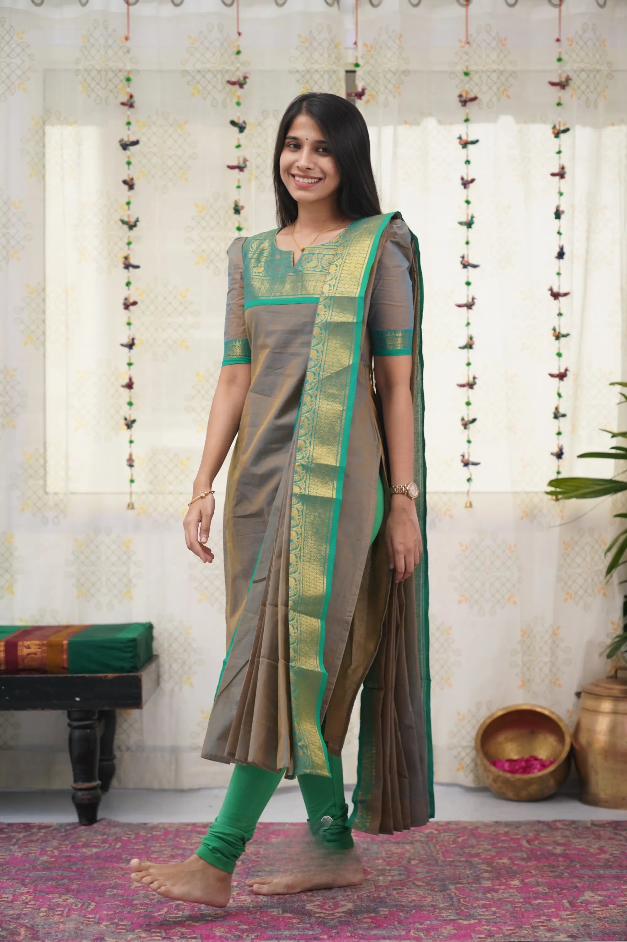 Trendy Cotton Kurta with Dupatta