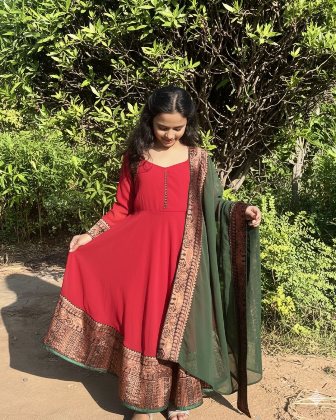 Luxury Kids Ethnic Anarkali