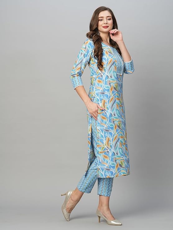 Soft Cotton Printed Kurti Set