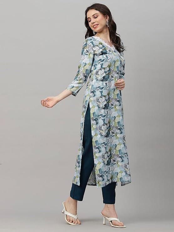 Must-Have Two-Piece Rayon Kurti for Every Occasion!