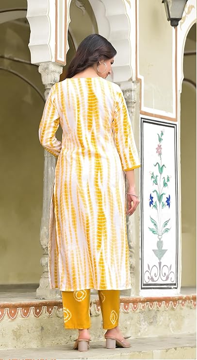 Cotton Printed Suit Set with Chanderi Dupatta