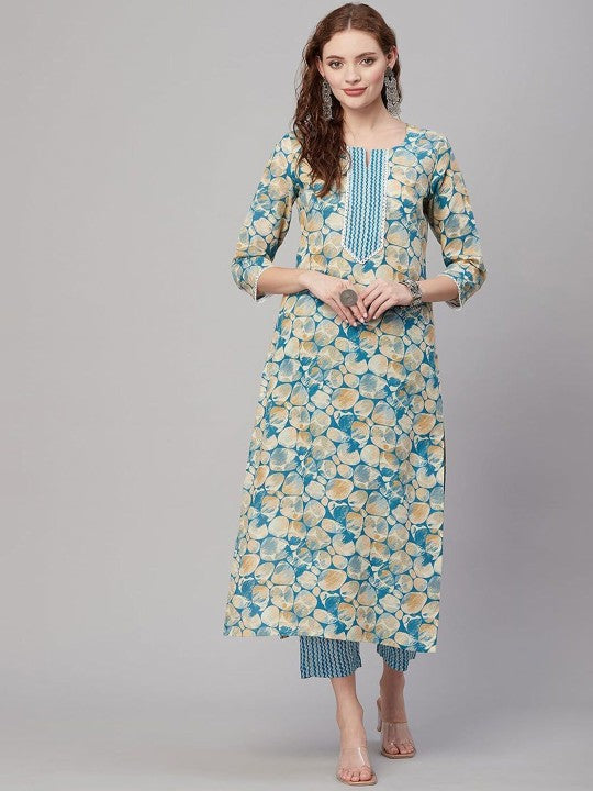 Stylish kurti with Pant set for style and comfort!