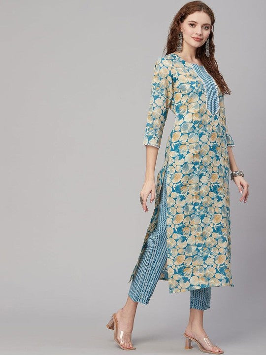 Stylish kurti with Pant set for style and comfort!
