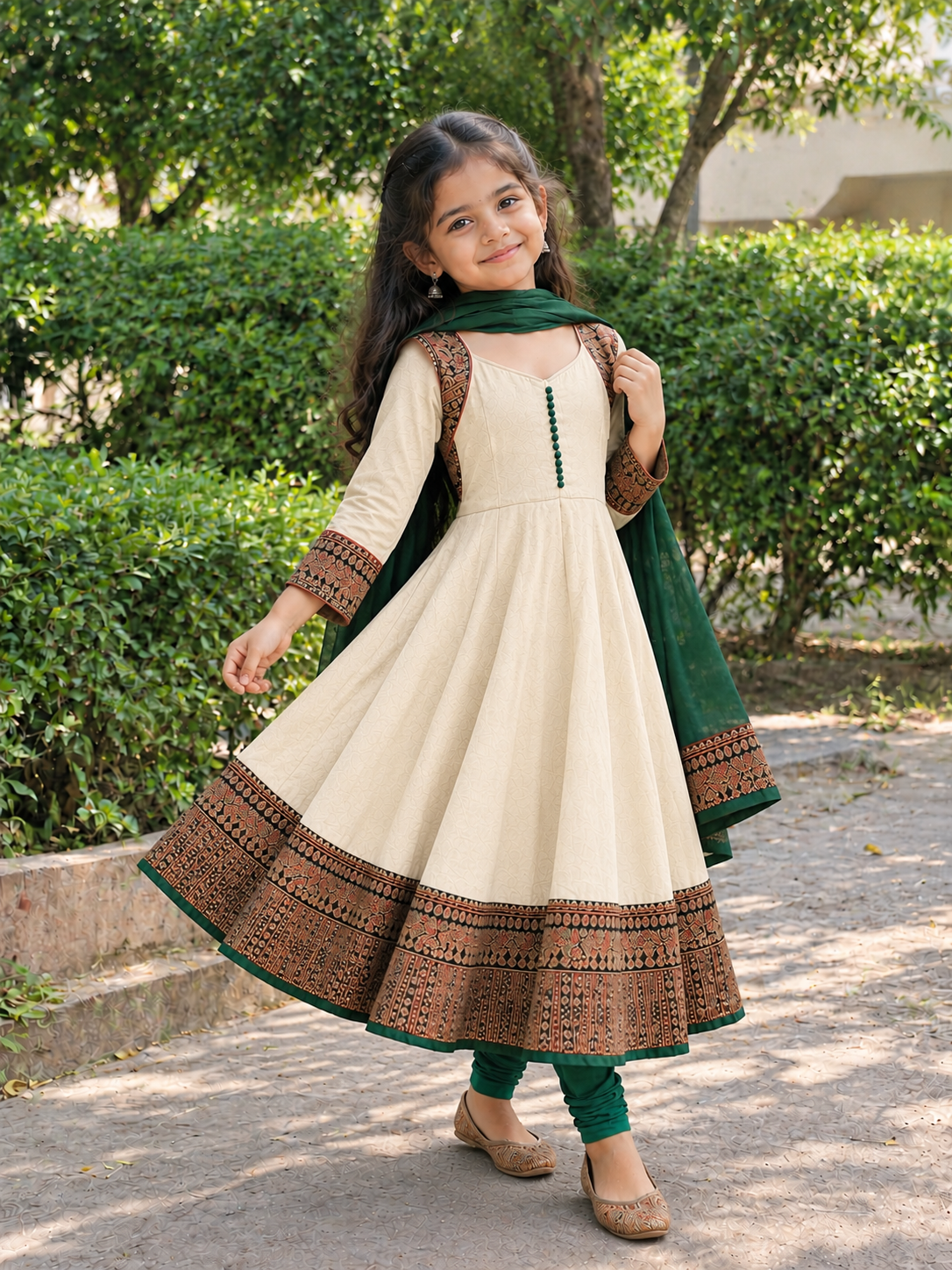 Celebration Special Anarkali Dress With Dupatta