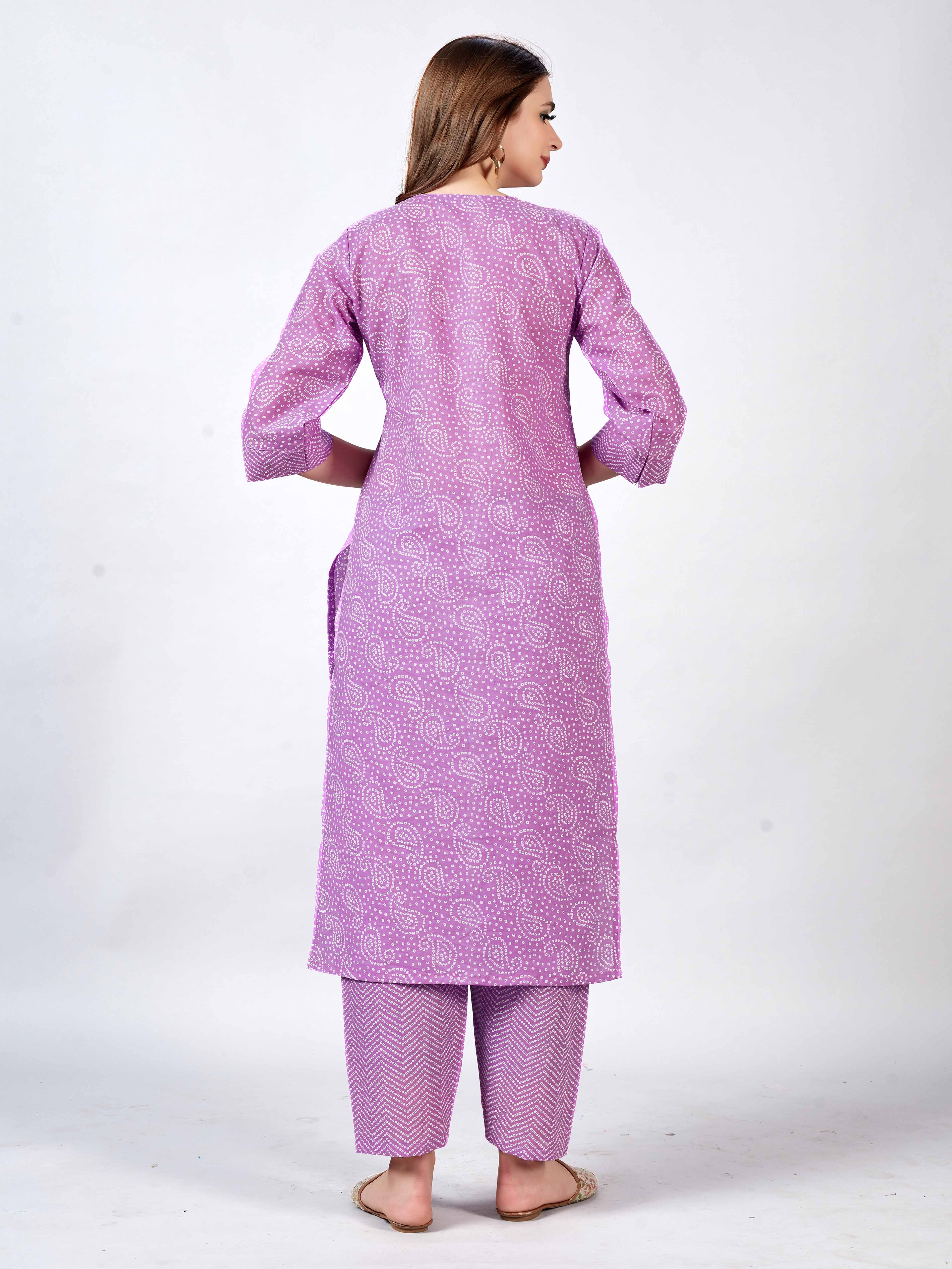 Perfect Pairing Two-Piece Cotton Kurti with Pant