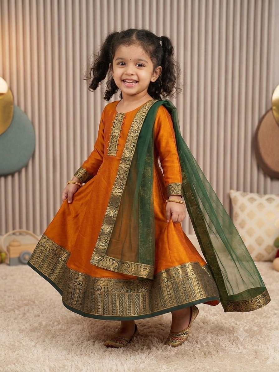 Graceful Festive Couture for Girls