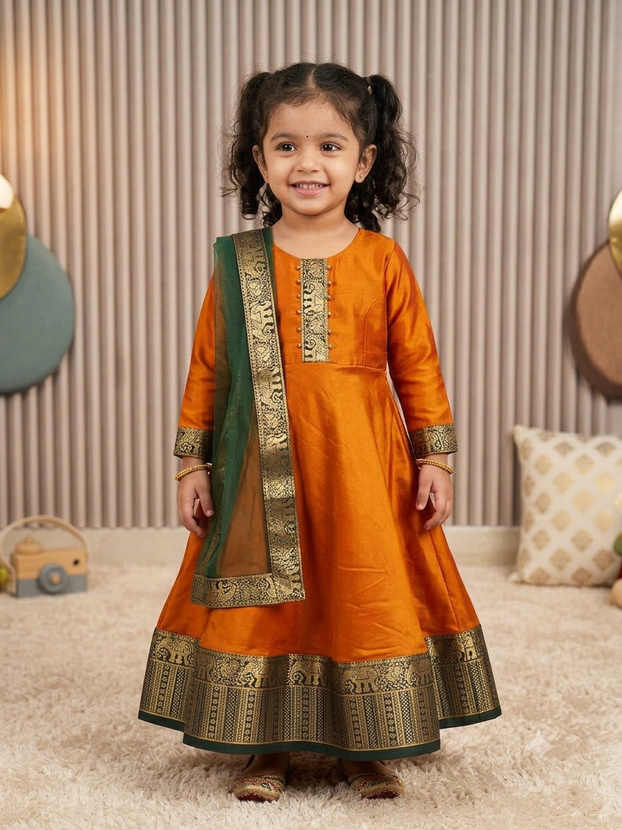 Graceful Festive Couture for Girls