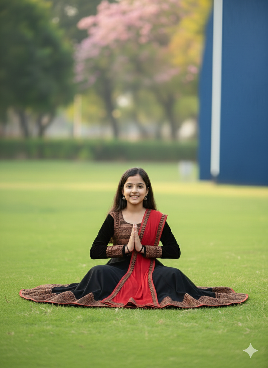 Twirl-Ready Festive Anarkali