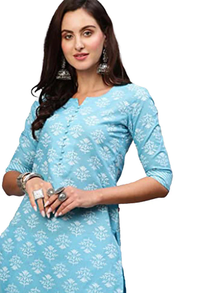 Traditional to the next level with this kurti & pant.