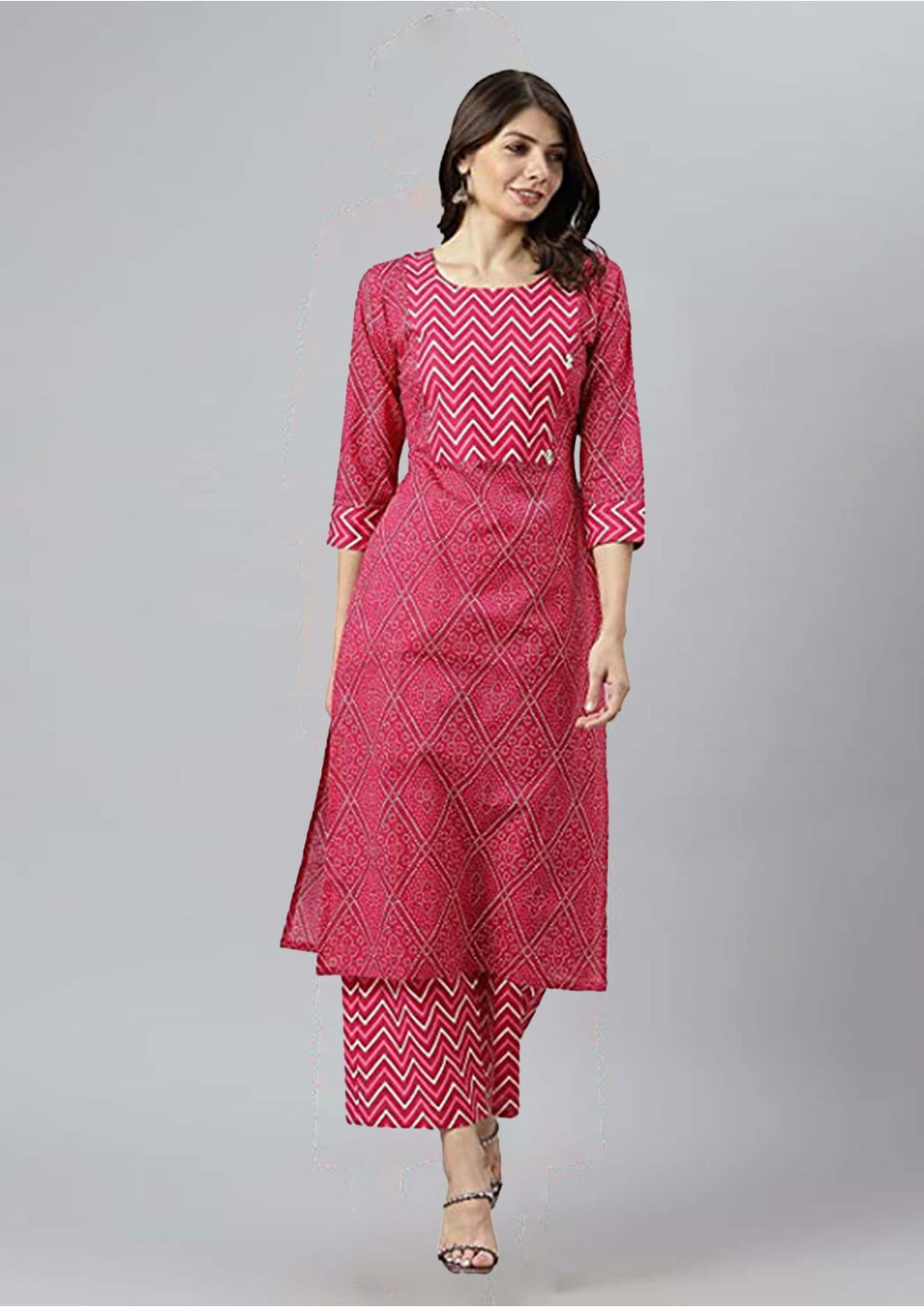 Presenting Beautiful Printed  Kurti with Pant Set