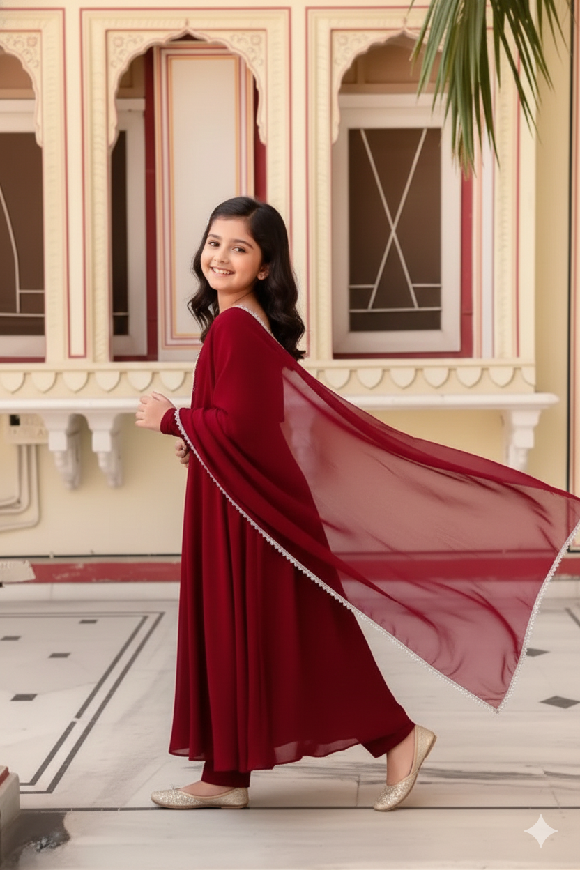 Little Queen Anarkali Dress