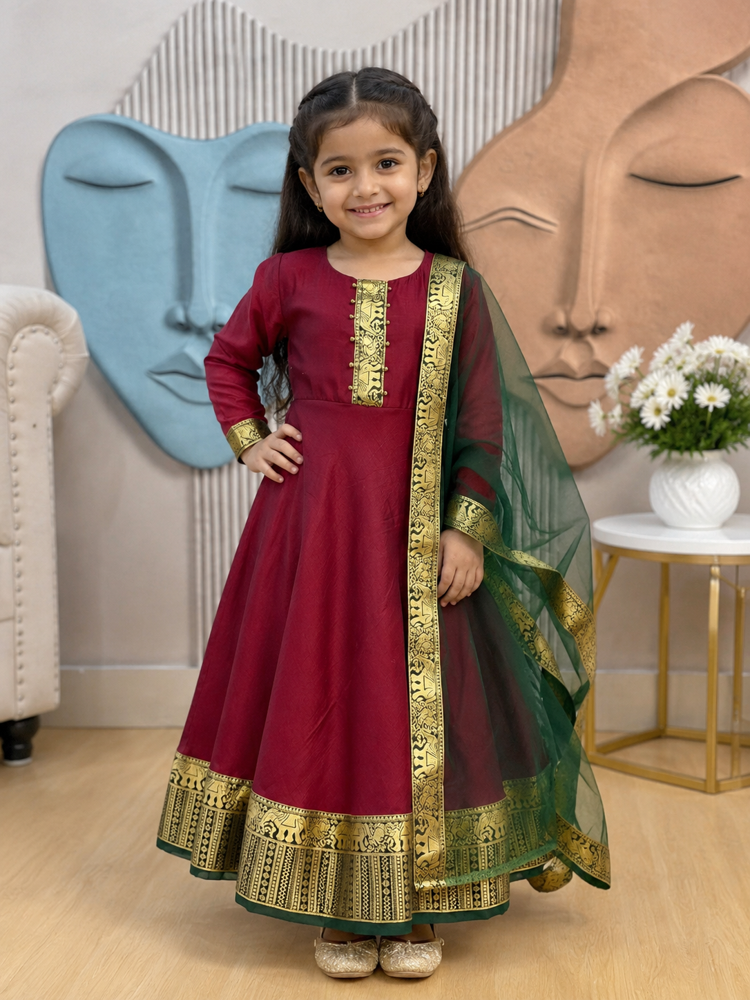 Graceful Festive Couture for Girls