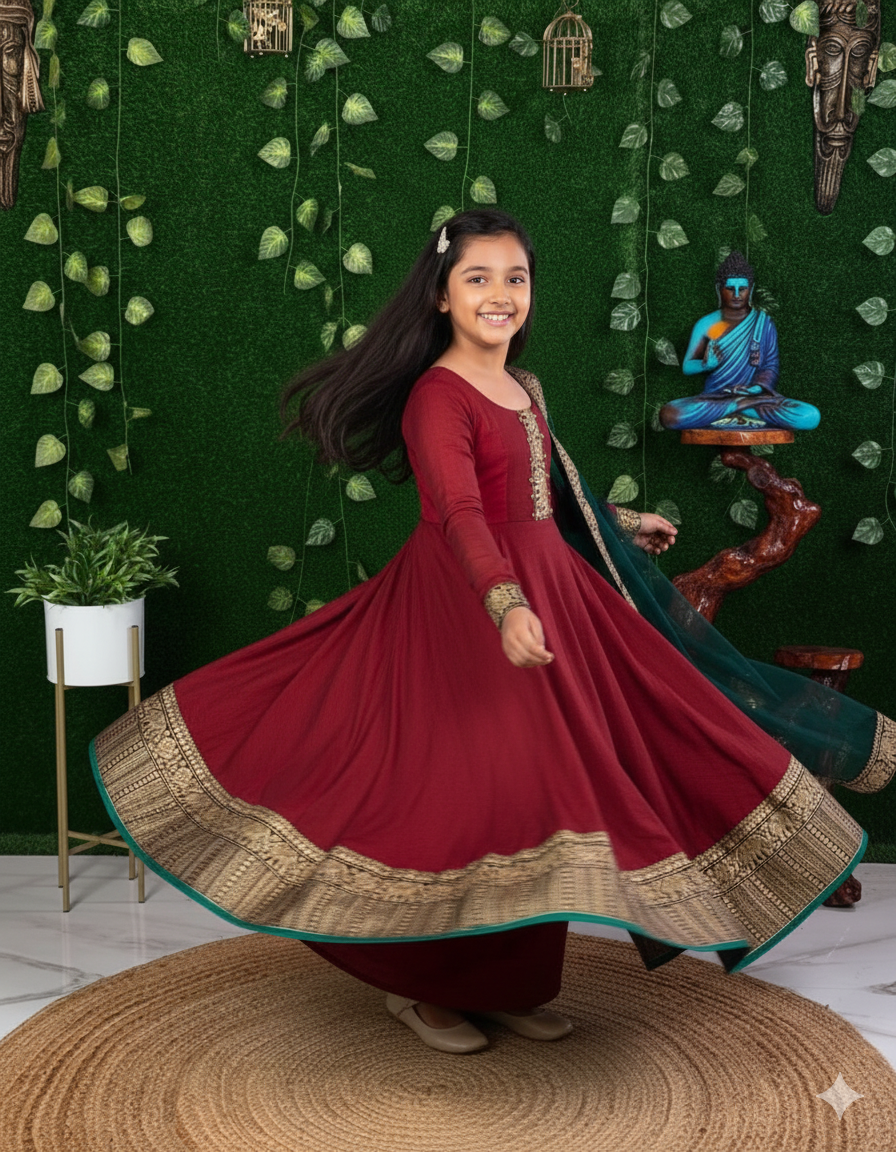 Graceful Festive Couture for Girls