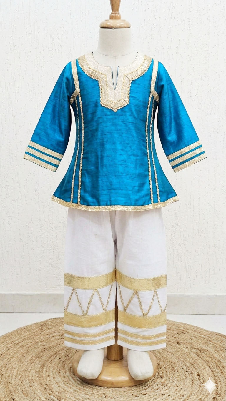 Golden Grace Ethnic Co-Ord Set