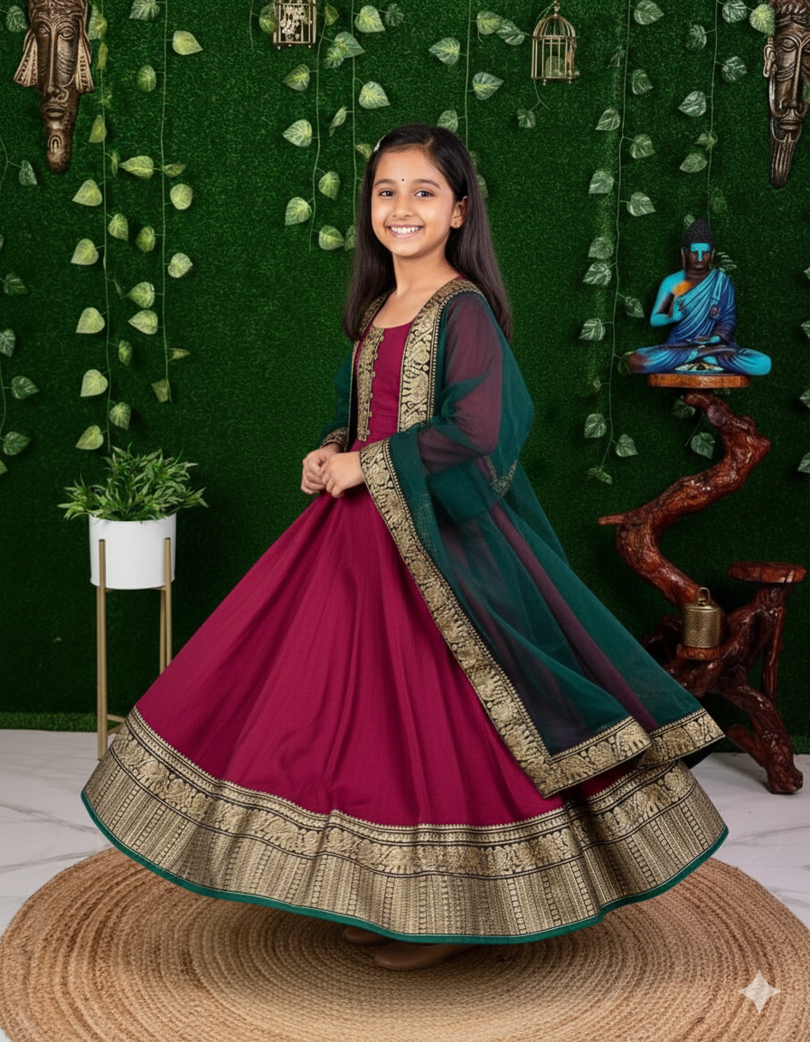 Graceful Festive Couture for Girls