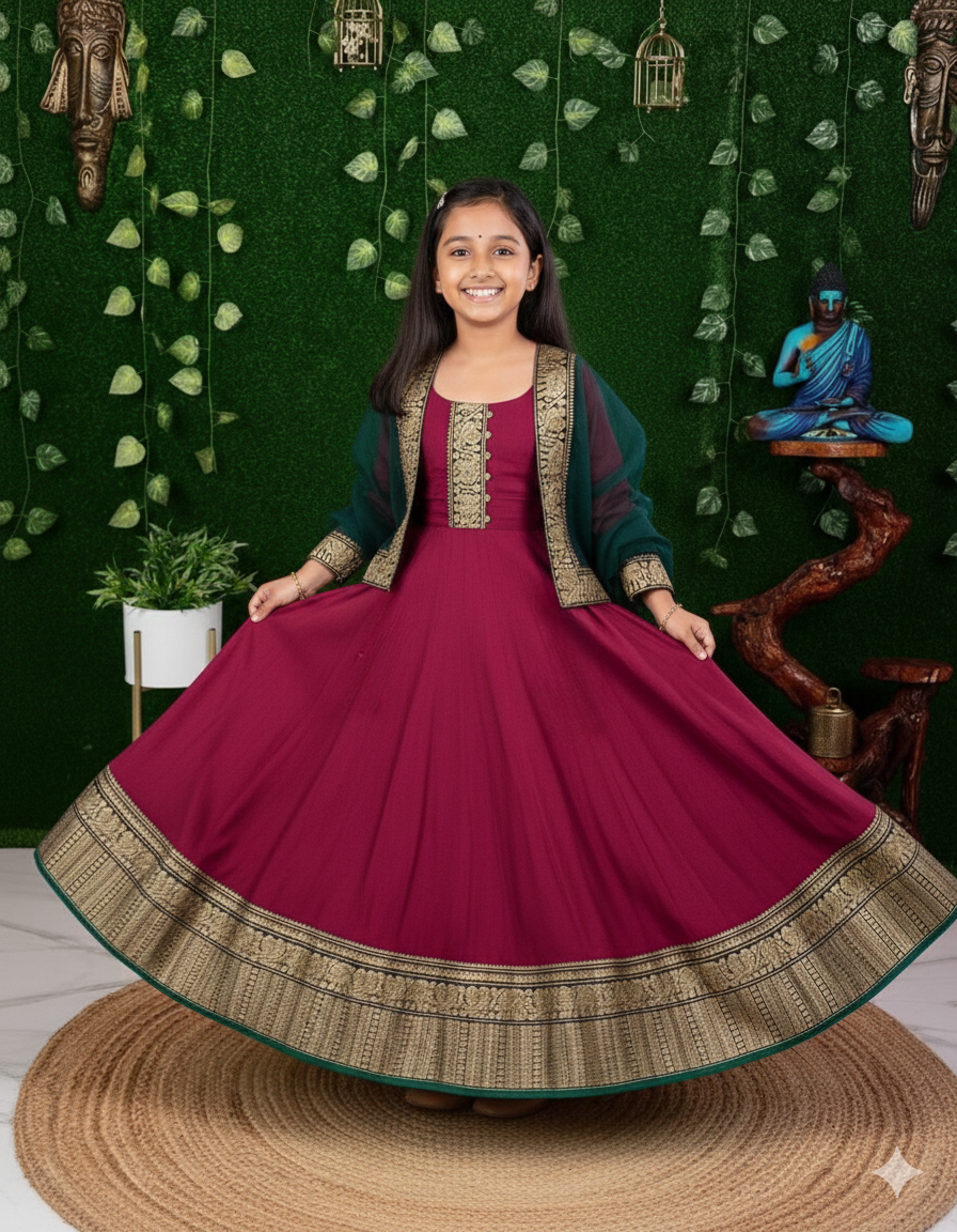 Graceful Festive Couture for Girls