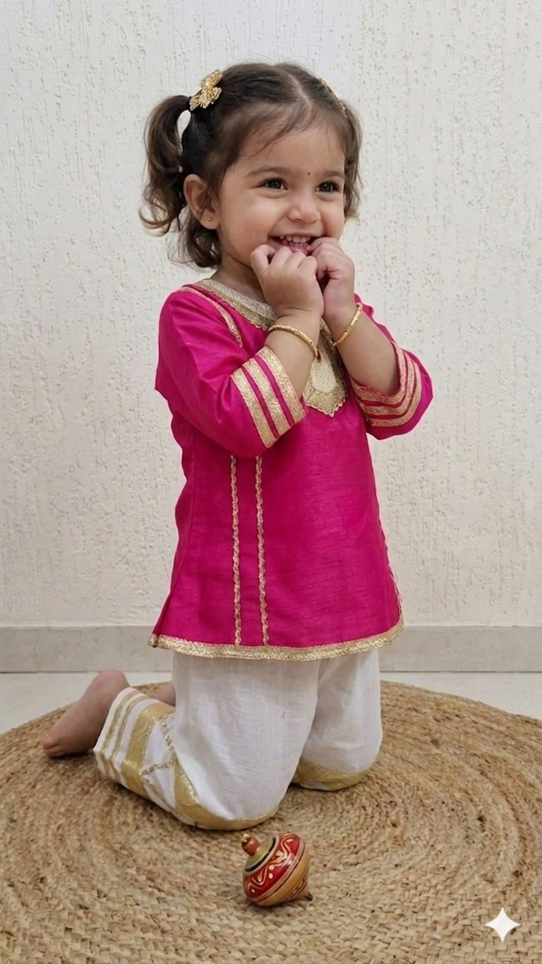 Golden Grace Ethnic Co-Ord Set