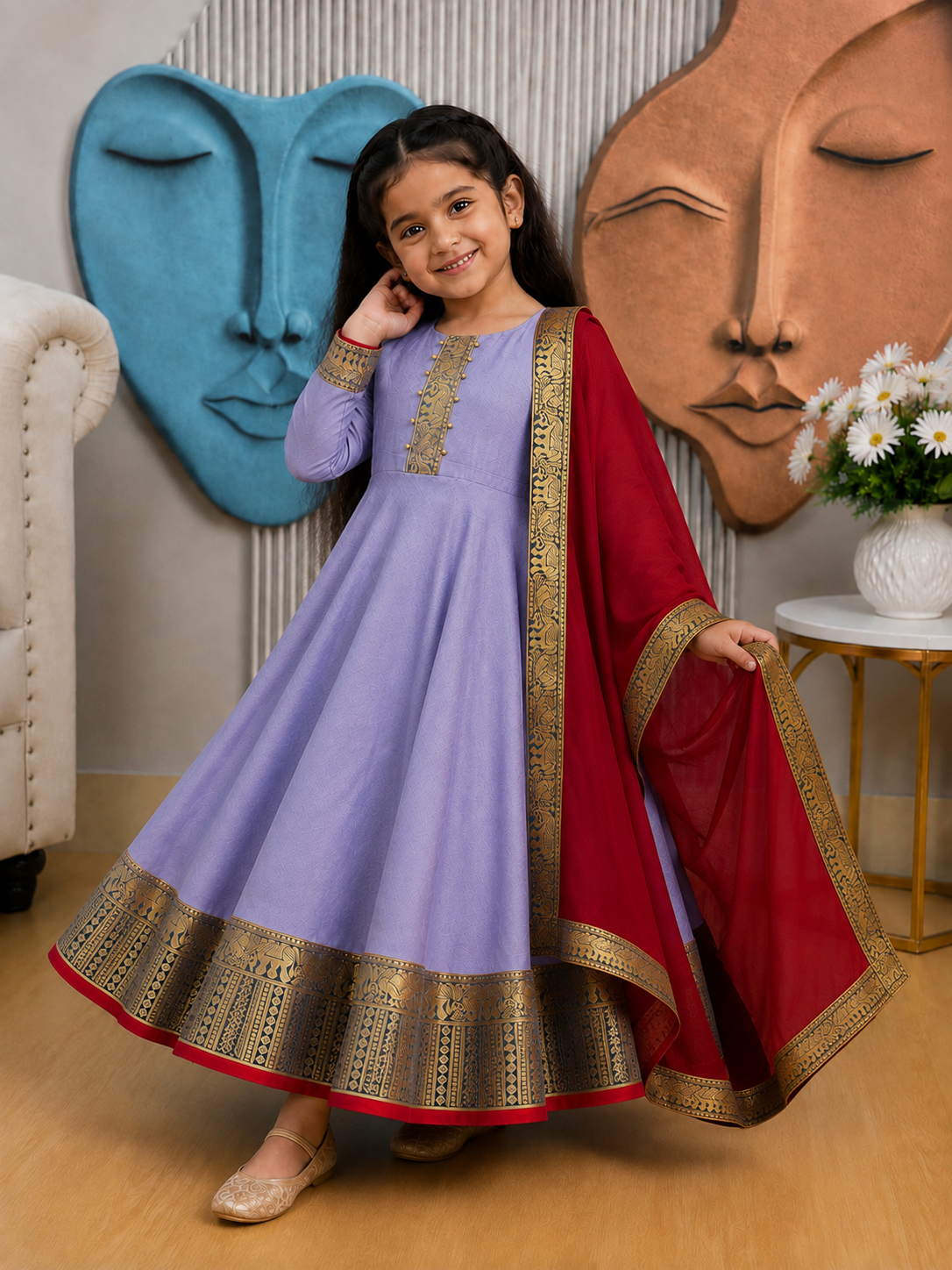 Graceful Festive Couture for Girls