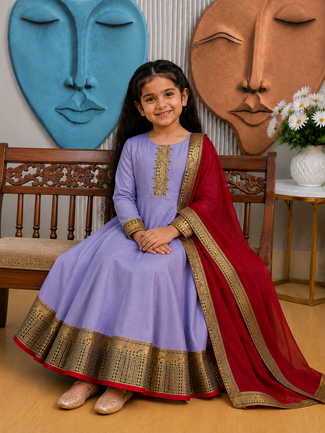 Graceful Festive Couture for Girls