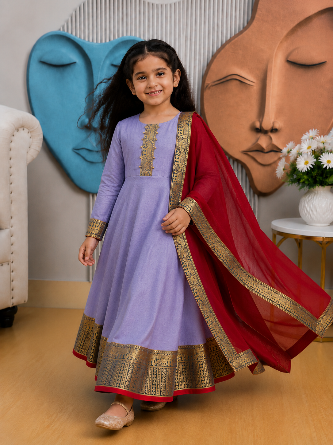 Graceful Festive Couture for Girls