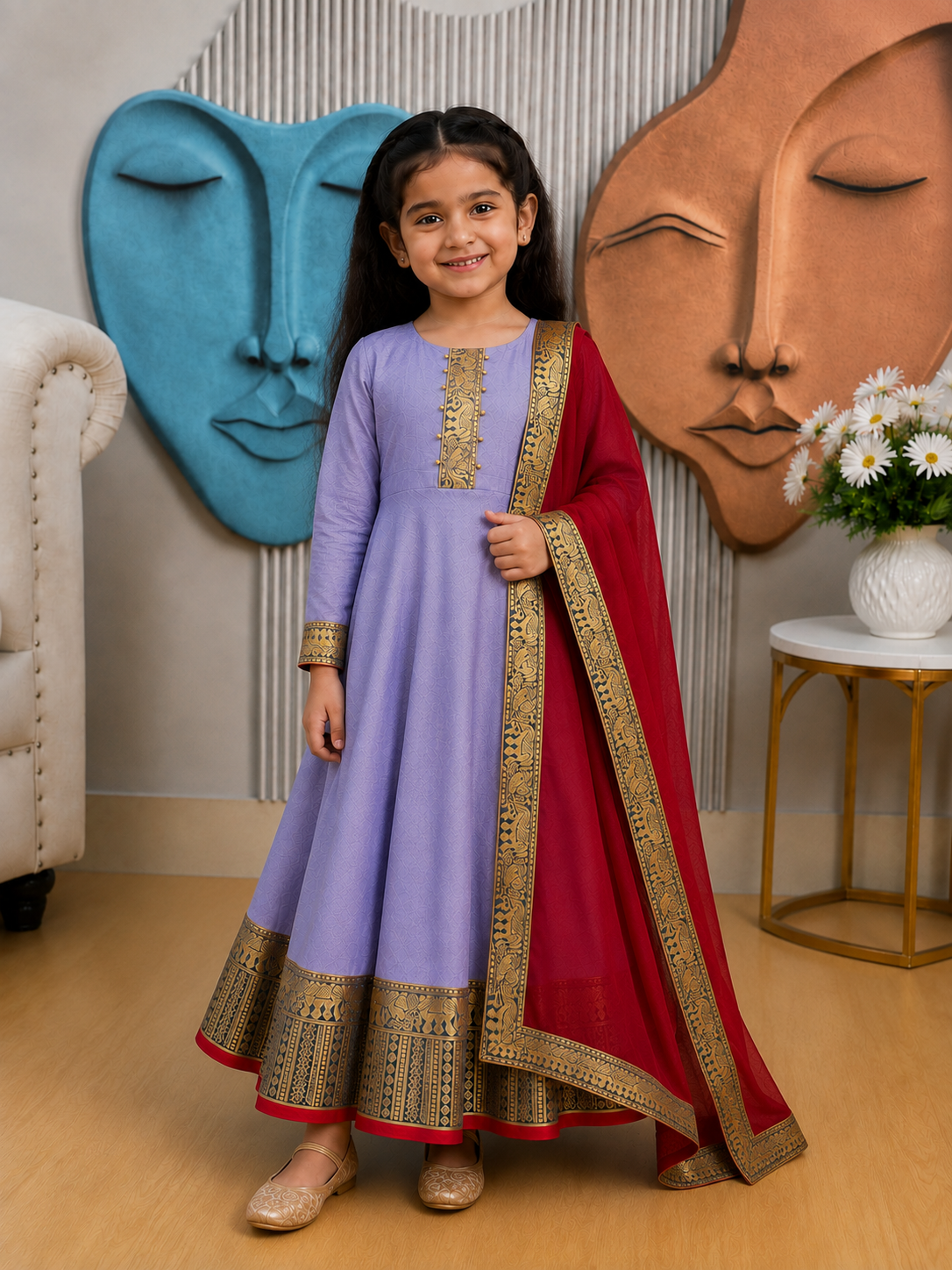 Graceful Festive Couture for Girls
