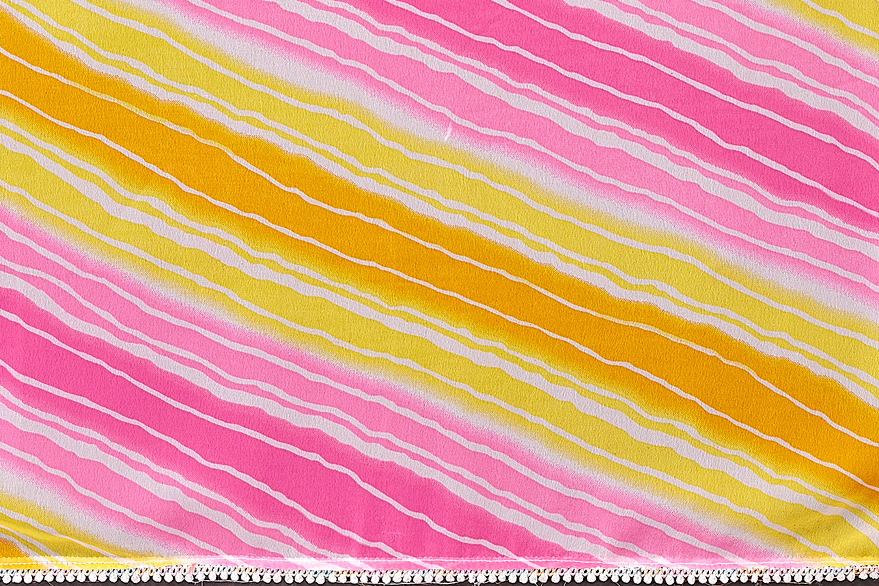 Pre-Pleated Printed Saree