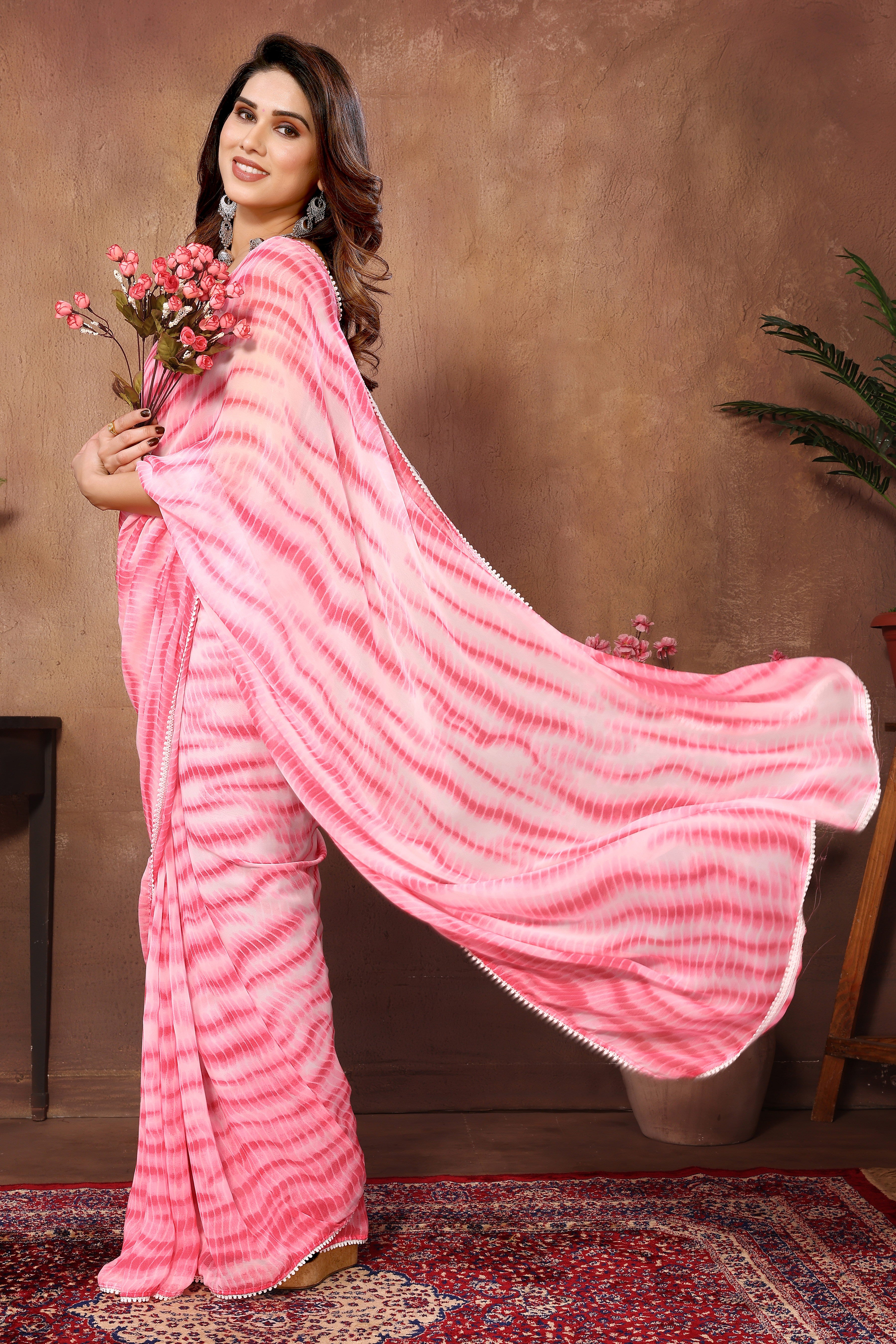 Ready to Wear Georgette Printed Saree