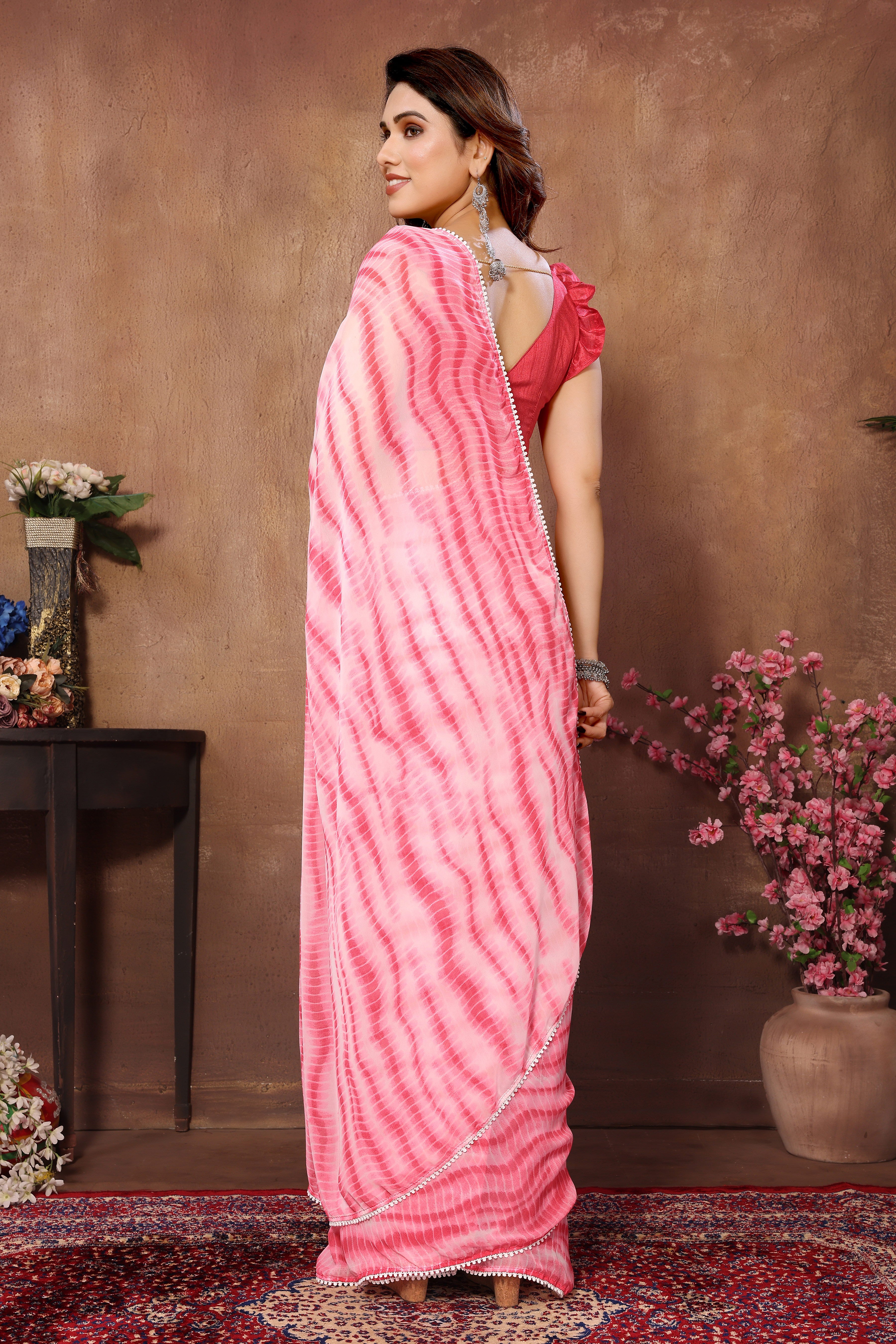 Ready to Wear Georgette Printed Saree