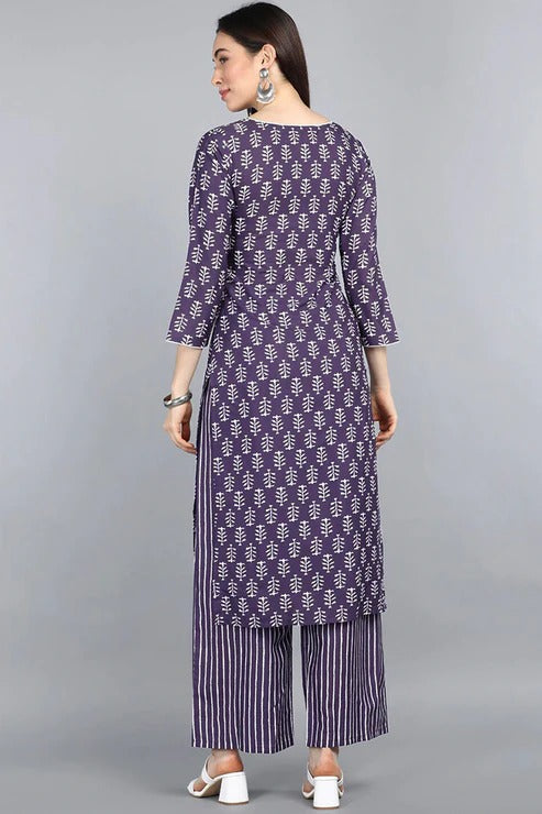 Simple & Beautiful Cotton Kurti with Pant!