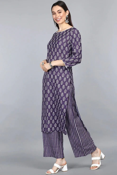 Simple & Beautiful Cotton Kurti with Pant!