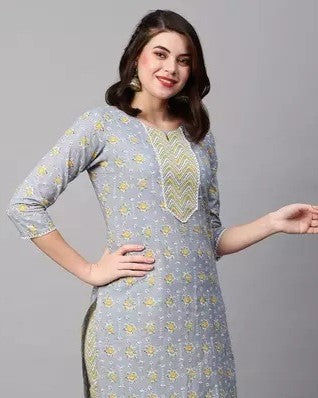 Beautiful Printed  Kurta And Pant Set