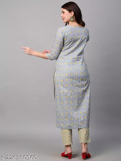 Beautiful Printed  Kurta And Pant Set