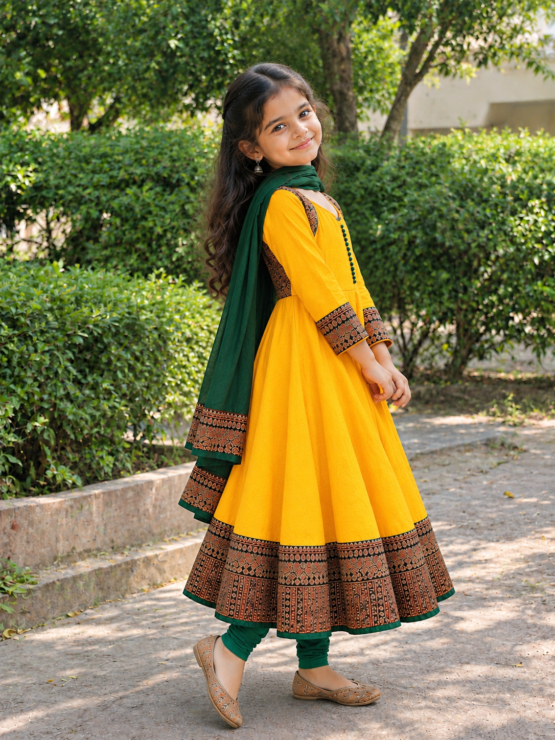Celebration Special Anarkali Dress With Dupatta