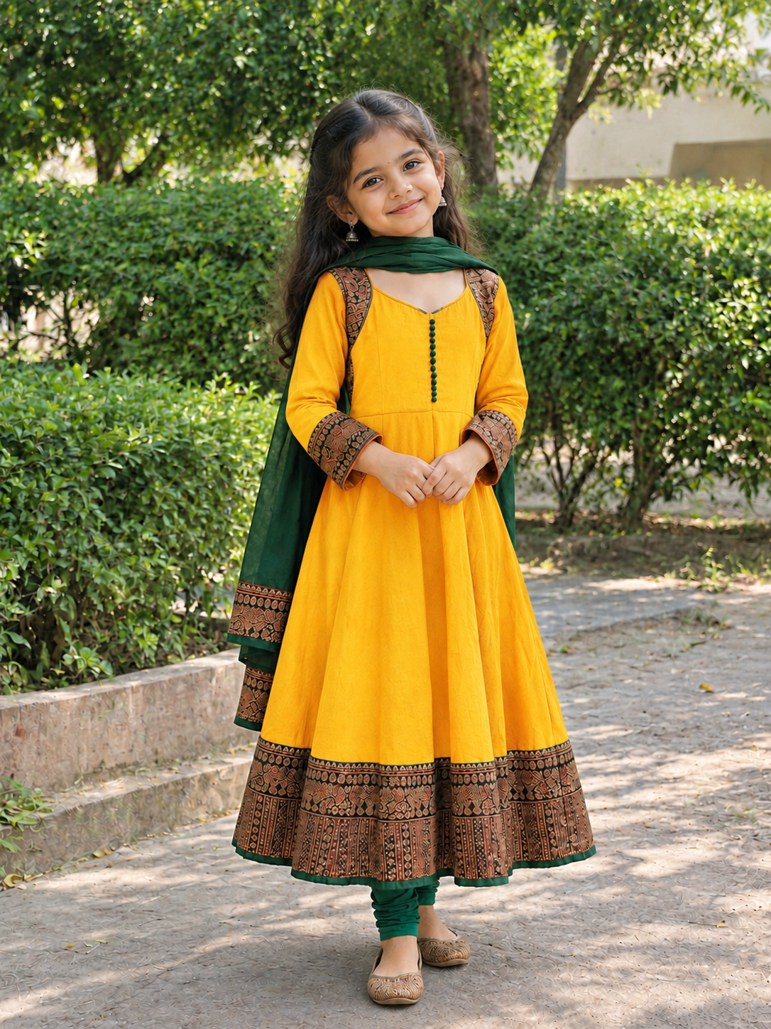Celebration Special Anarkali Dress With Dupatta
