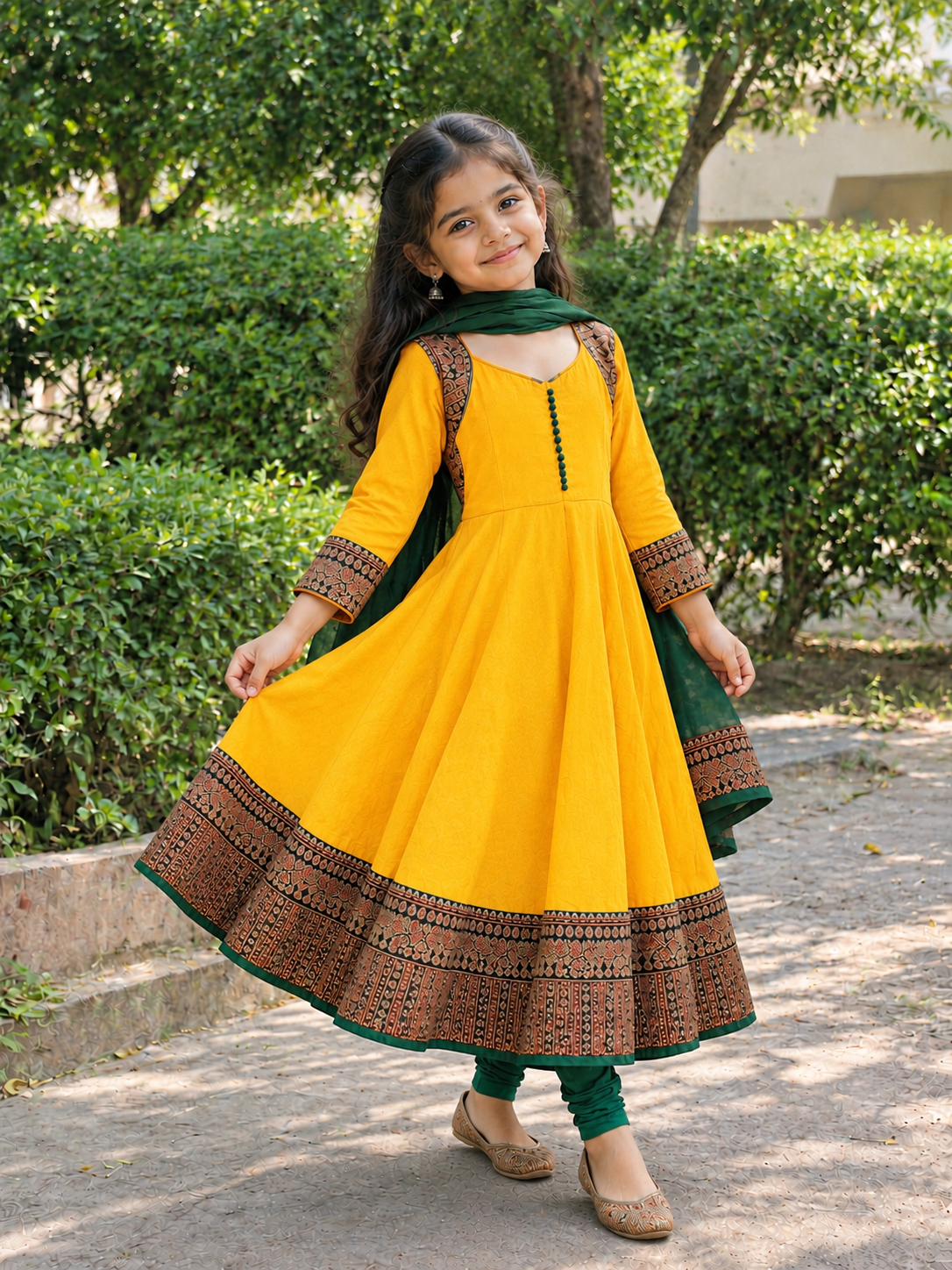 Celebration Special Anarkali Dress With Dupatta