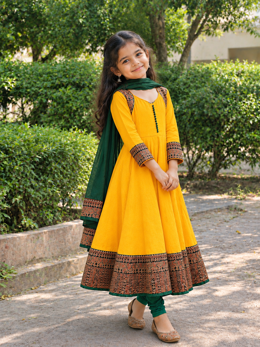 Celebration Special Anarkali Dress With Dupatta