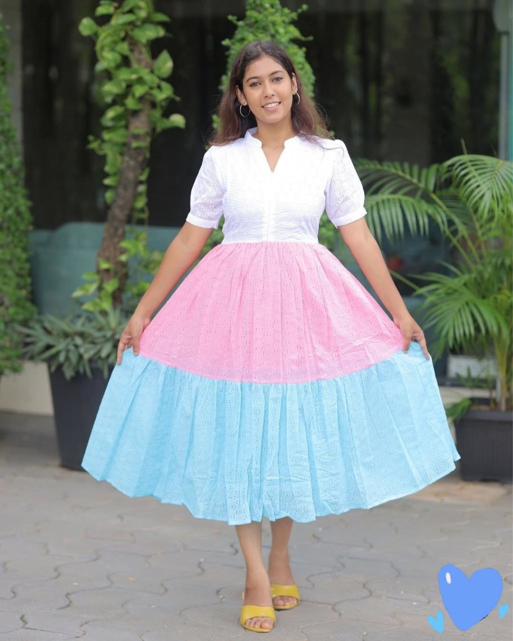 Twirl-Ready Cotton Dress