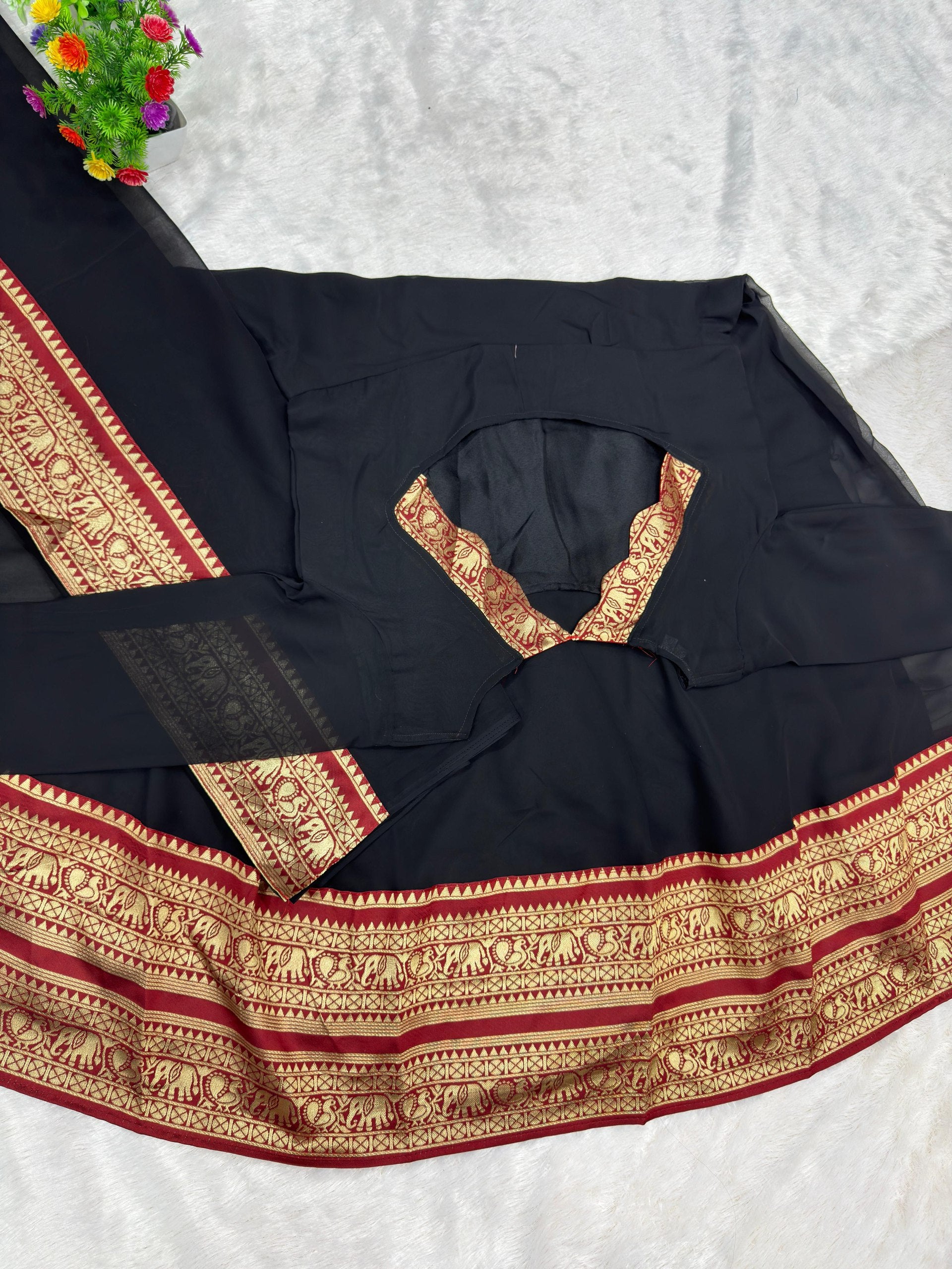 Traditional Flared Anarkali Kurti for Special Occasions