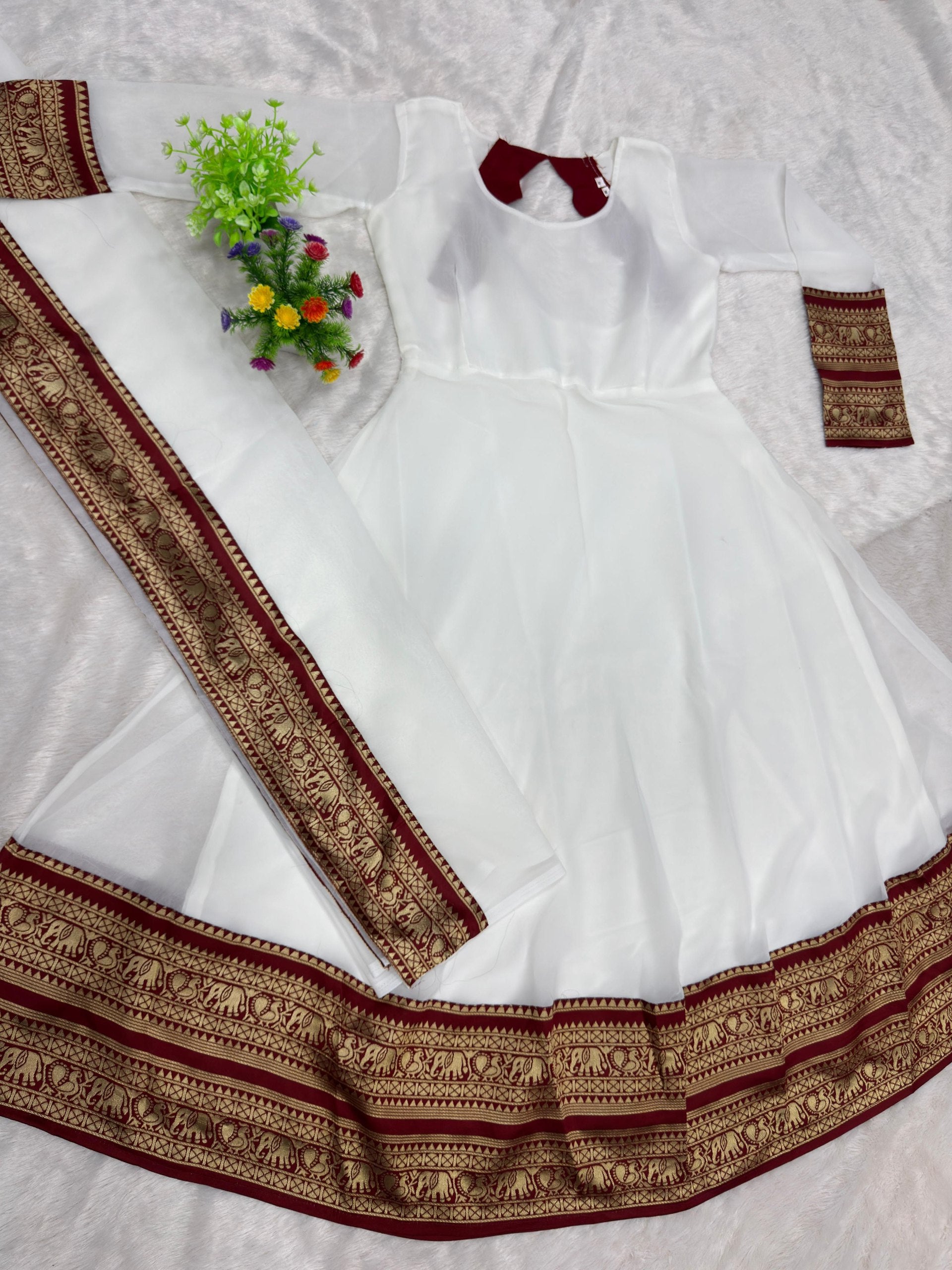 Designer Anarkali Kurti with Traditional Touch