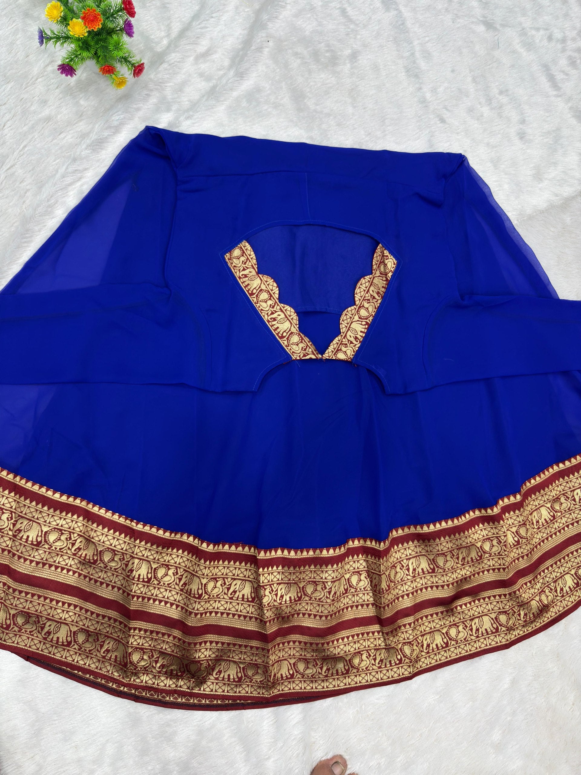 Ethnic Anarkali Dress with Elegant Flare